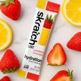 Skratch Labs Hydration Sport Drink Mix Strawberry Lemonade – sportsdrik med jordbær og citron